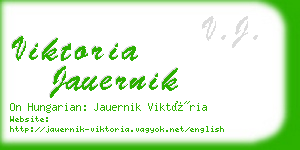 viktoria jauernik business card